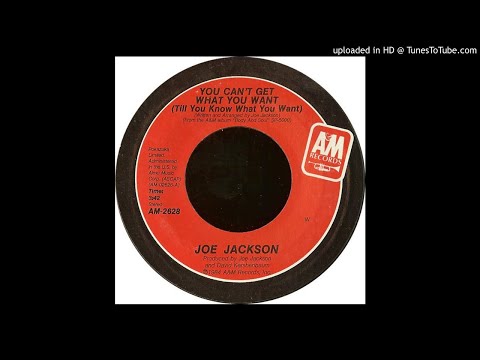 Joe Jackson - You Can't Get What You Want (Till You Know What You Want) 1984 HQ Sound