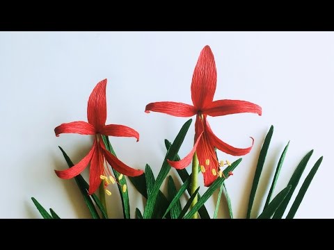 ABC TV | How To Make Aztec Lily From Crepe Paper - Craft Tutorial