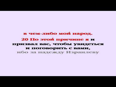 Видеобиблия. Деяния Апостолов. Глава 28