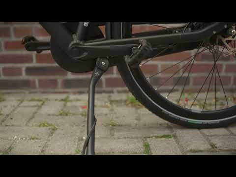 Voltano Enkele Fietsstandaard Verstelbaar - Zwart - 24'' t/m 28'' - 18 MM Montage