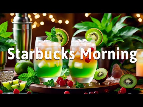 Relax Starbucks Music No ADS - Happy Morning Starbucks With Smooth Jazz Music - スタバ BGM - ジャズ