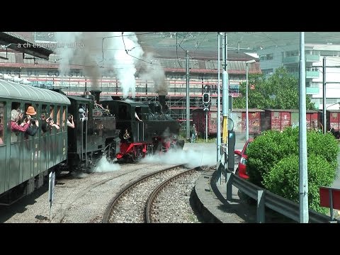 Vevey to Chamby railway journey