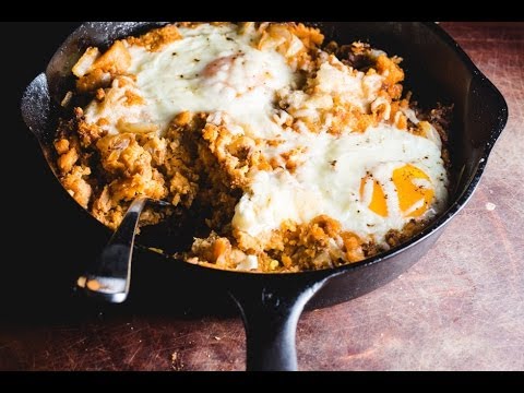 Tamale Hash & Baked Eggs