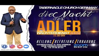 Kraftvolle Gebetsnacht – Die Nacht der Adler – am Freitag, den 15. Oktober 2021 in Mannheim