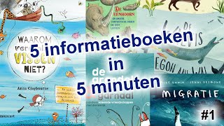 5 informatieboeken in 5 minuten - Aflevering 1 | Alles over dieren!