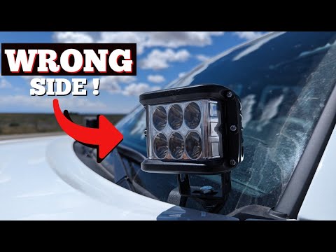 Cali Raised Ditch Lights: INSTALLED and WIRED to Switch Panel -Tacoma
