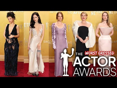 10 WORST DRESSED AT THE ACTOR AWARDS 2026! 
