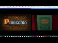 Pinocchio 1940 Opening Scene Robin Hood 1973 Latin Spanish