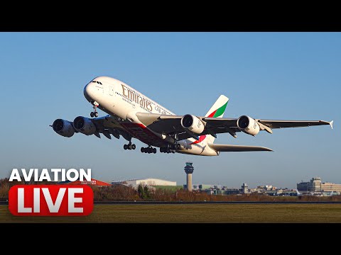 🔴 Manchester Airport LIVE ✈️ Super Sunday