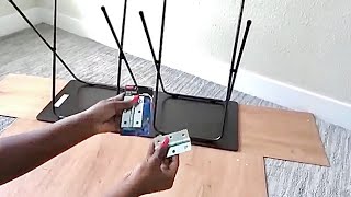 $5 BELOW TV WALL IDEA NEW BEDROOM WALL WITH WALMART FOLDABLE TRAY!