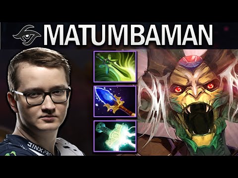 SECRET.MATUMBAMAN MEDUSA WITH MJOLNIR-BUTTERFLY - DOTA 2 7.29 GAMEPLAY