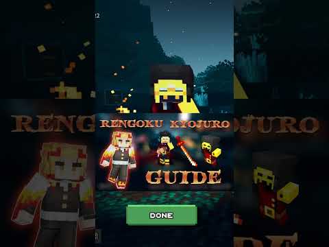 Prahant Gaming - Becoming RENGOKU KYOJURO In Minecraft Dungeons - Fire Breathing Build