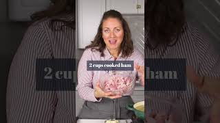 Simple Ham & Potato Chowder #leftoverhamideas #potatohamsoup #hampotatosoup