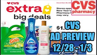 CVS AD PREVIEW (12/28 - 1/3)