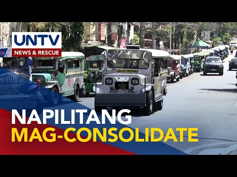 Ilang PUV operator, napilitan umanong mag-consolidate para ‘wag mawalan ng hanapbuhay