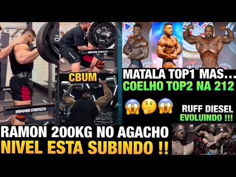 RAMON AGACHA COM 200KG E IMPRESSIONA + MATALA É CAMPEÃO E COELHO TOP2 + CBUM E RUFF DIESEL