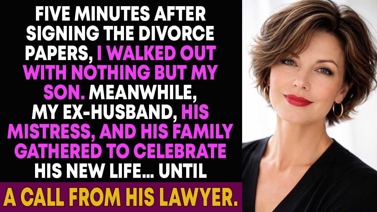 Five Minutes After the Divorce, I Walked Away With My Son—Then His Lawyer Called