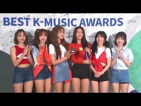 180830 AOA Backstage Message @ Soribada Best K-Music Awards