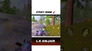 Sticky bomb 💣#shorts #bgmi #gaming #games