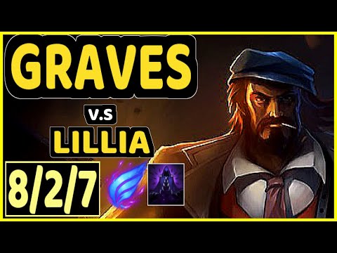 ONER (GRAVES) vs LILLIA - 8/2/7 KDA JUNGLE CHALLENGER GAMEPLAY - KR