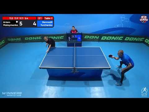 03:30 Artem Maksymenko 3 - 1 Hennadii Yurchenko West 7 WIN CUP 10.12.2022 | TABLE TENNIS WINCUP