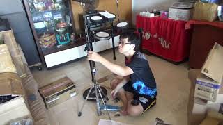 Video thumbnail for Merakit dan Upgrade DTX720K Yamaha Elektrik Drum Kit Build Pad dan Cymbal Mirip DTX760K Unbox Video by xxstreme
