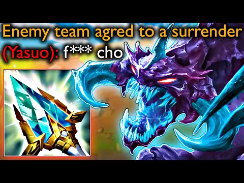 PLAY CHO'GATH LIKE THIS... SURRENDER EVERY GAME GUARANTEED