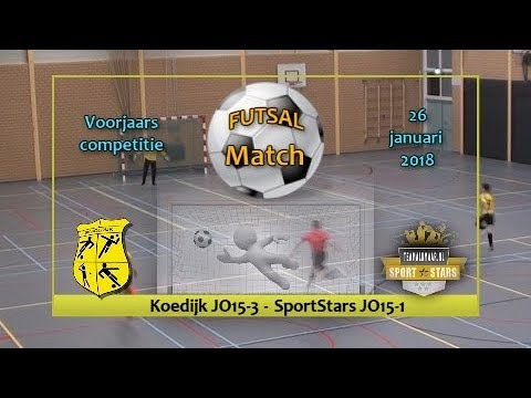 Koedijk JO15-3 - Team Alkmaar Sportstars JO15-1 (26-01-2018)