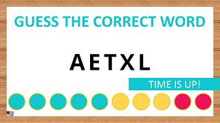 [Scrambled Word Game] Can You Unscramble These Words 5 Letters