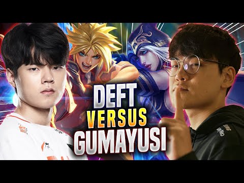 GUMAYUSI vs DEFT! - T1 Gumayusi Plays Ashe ADC vs DK Deft Ezreal! | Season 2023