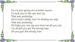 Van Zant - That Was Yesterday Lyrics