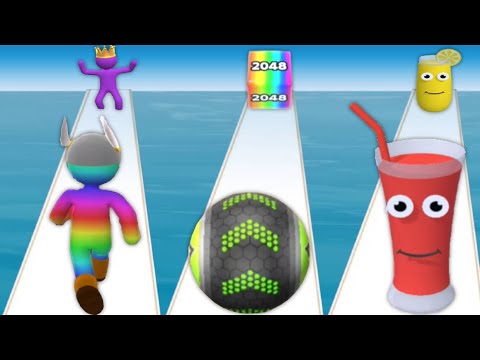 GIANT RUSH vs GOING BALLS vs JUICE RUN - Satisfying Triple Gameplay