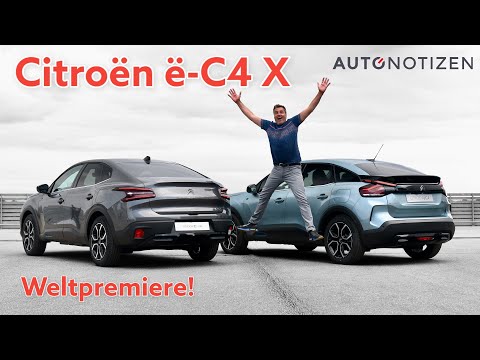Citroën ë-C4 X: Elektro-Crossover-Limousine mit großer Mission! Check | Sitzprobe | Vergleich | 2023