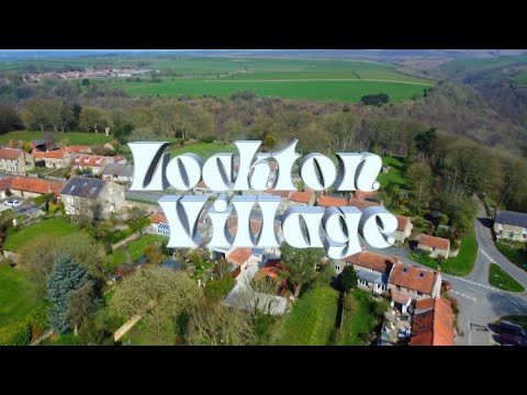 Lockton Village - North Yorkshire Moors - by Drone 4K