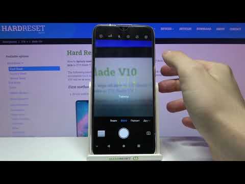 Как включить таймер камеры ZTE Blade V10 / Отложенный таймер ZTE Blade V10