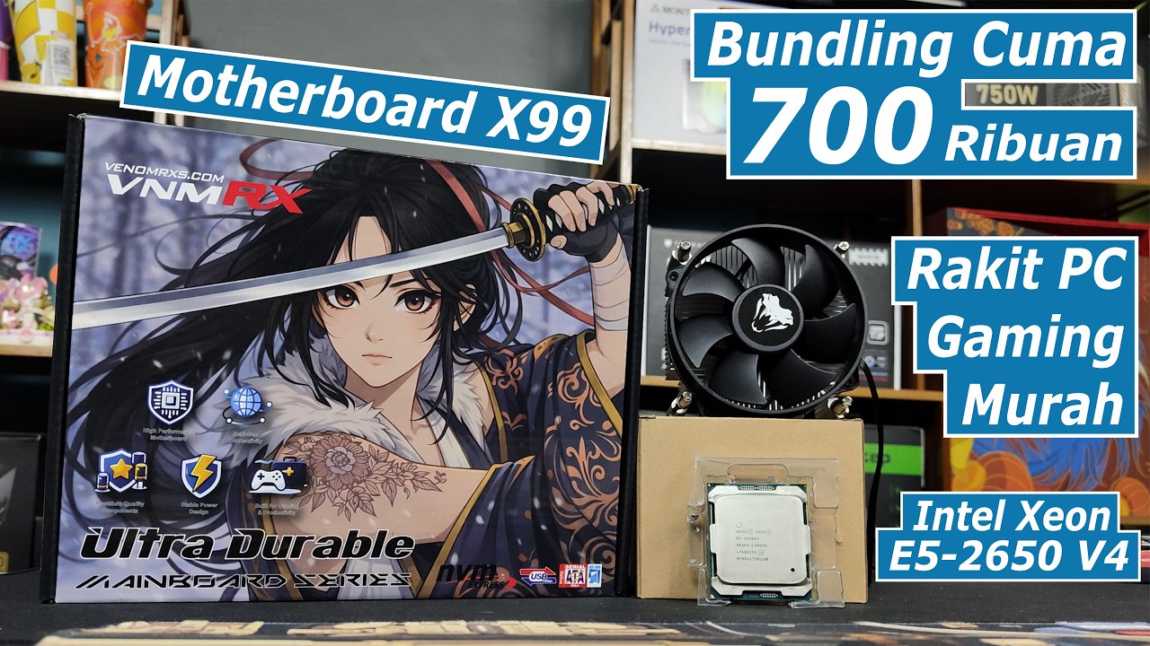 Test Performa Dari Bundling VenomRX Intel Xeon E5 2650 V4 dan Mobo X99 Harga Murah