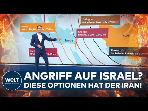 ANGRIFF VON IRAN AUF ISRAEL? So könnten die Szenarien der Mullahs jetzt aussehen | WELT ANALYSE