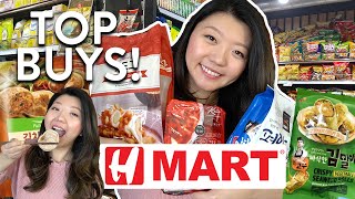 H-MART FOOD HAUL! Top KOREAN SUPERMARKET Foods to Buy 2022