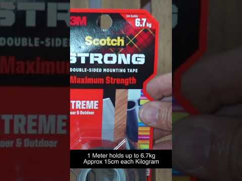 3M Scotch® Extreme Double Sided Mounting Tape