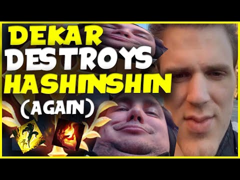 DEKAR STOMPS HASHINSHIN YET AGAIN | INSANE 70% KP 45K+ DAMAGE | RENGAR TOP