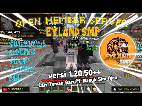 🔥JOIN NOW!! MCPE 1.20.50++ EYLAND SMP - PLAY WITH GASKENN!!🔥