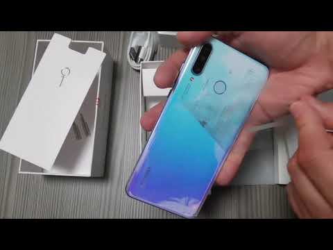 Huawei p30 lite 2020 unboxing and initiall setup