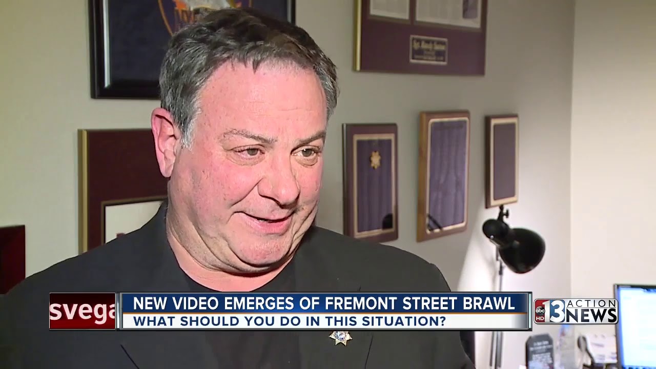 Multiple people arrested, officer injured after brawl on Fremont St.