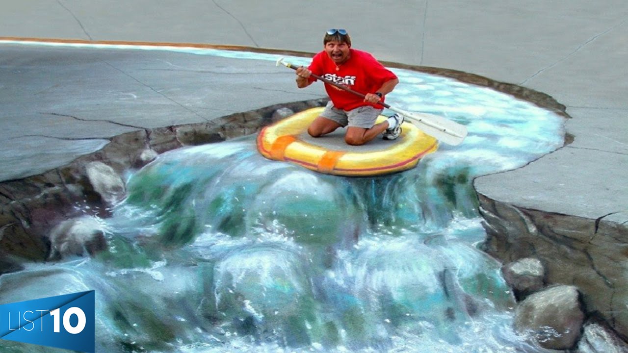 10 Most Amazing Street Art Optical Illusions | LIST KING