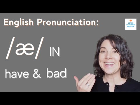 NATIVE ENGLISH PRONUNCIATION: How to Make the /æ/ Sound in American English Pronunciation
