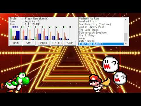 ( Flash Man - MEGA MAN 2 ) SMW CUSTOM MUSIC  - TRACK 3