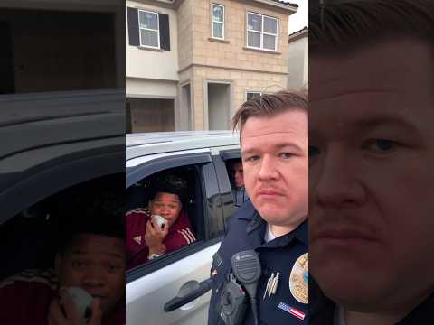 I BEAT A COP AT SINGING 🤯😱 #shorts