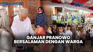 Gubernur Jawa Tengah Ganjar Pranowo Gelar Open House di Griya Soeparni  dan Bersalaman dengan Warga
