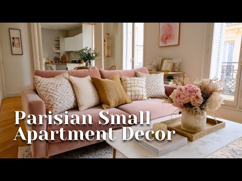 Small Apartment Makeover with Parisian Elegance | Chic Modern French Home Upgrade