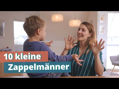 10 Zappelmänner (Kinderlied) || Mamaleens Kinderlieder